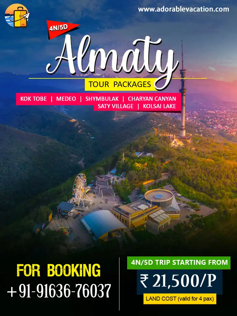 Almaty Package Tour from Kolkata