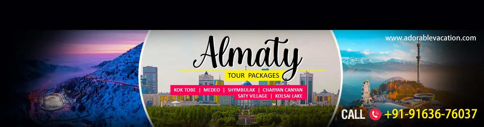 Almaty Package Tour from Kolkata
