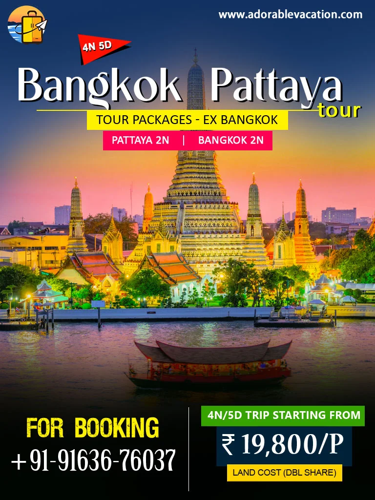 Bangkok Pattaya Package Tour from Patna