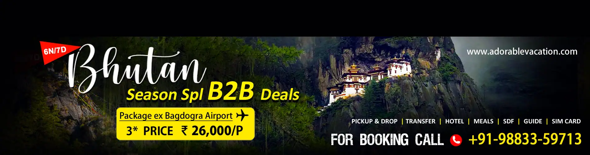bhutan b2b package tour
