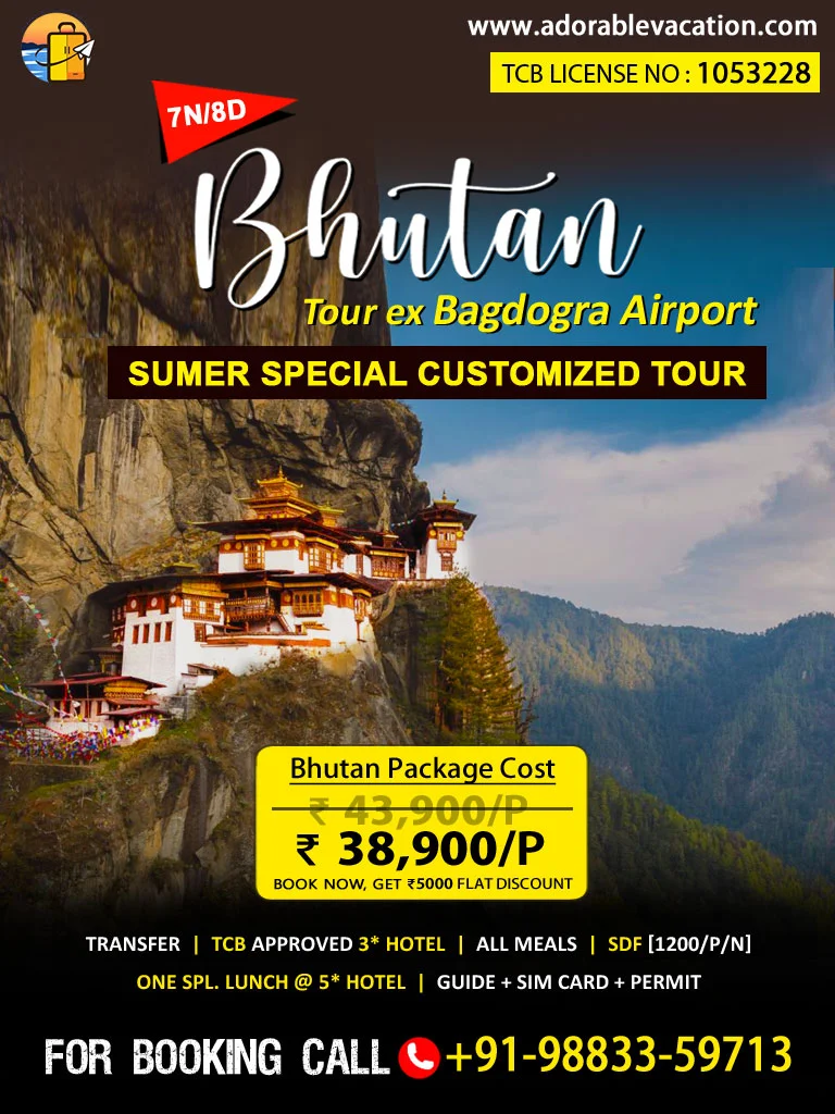 Bhutan Package Tour from Ranchi