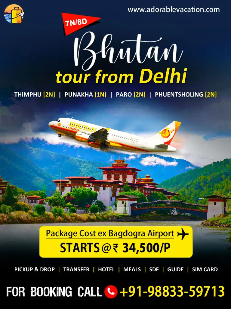 Bhutan 10 Nights 11 Days Package Tour from Delhi