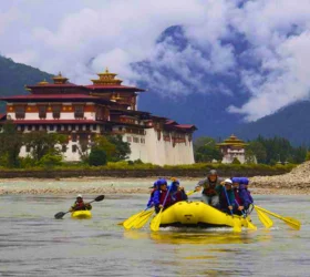 bhutan package tour itinerary from mumbai with Charter Flight