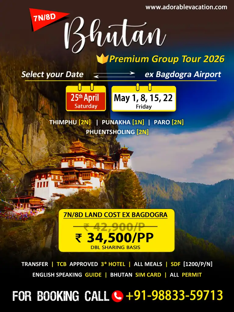 Bhutan Package Tour from Nagpur