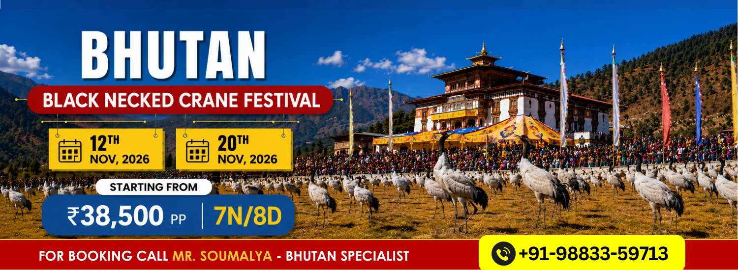 Bhutan Black Necked Crane Festival Tour Package