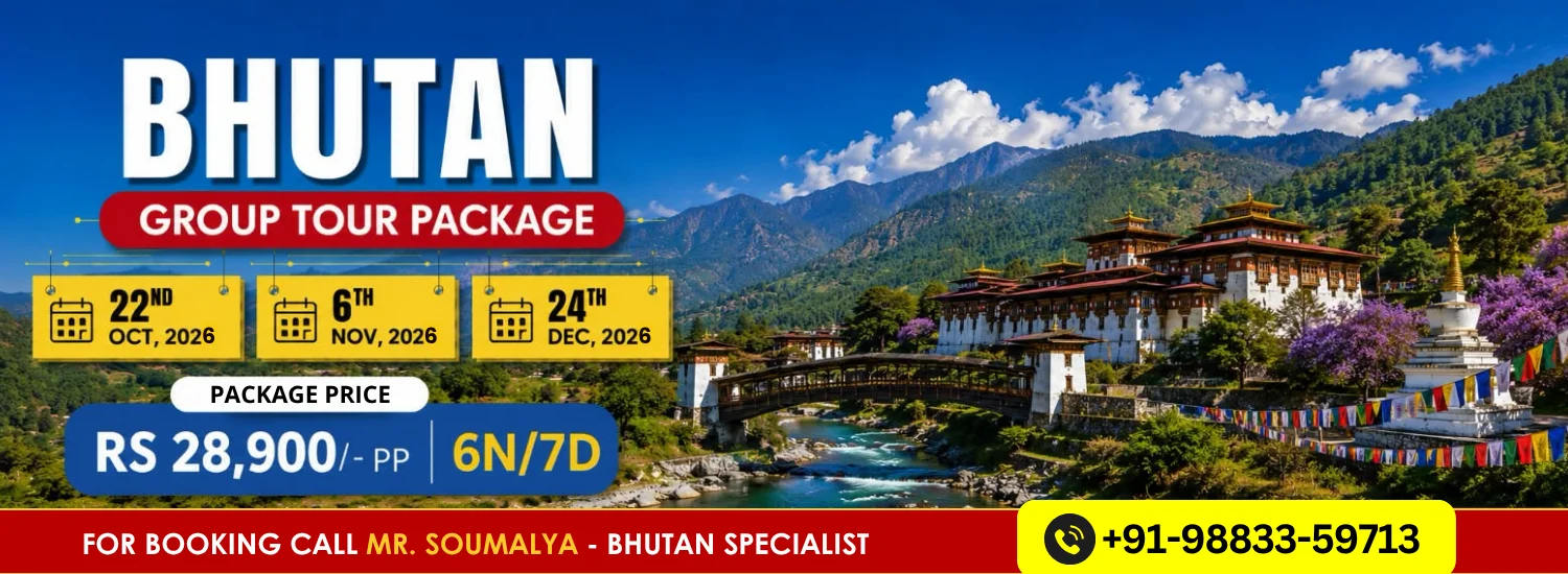Bhutan Group Tour Package from Bagdogra