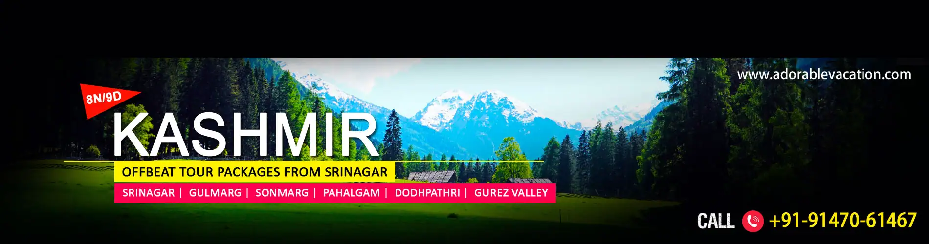 Kashmir Package Tour with Gurez Valley