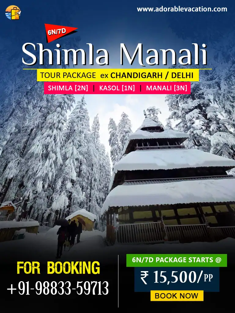 Shimla Manali Package Tour from Agartala