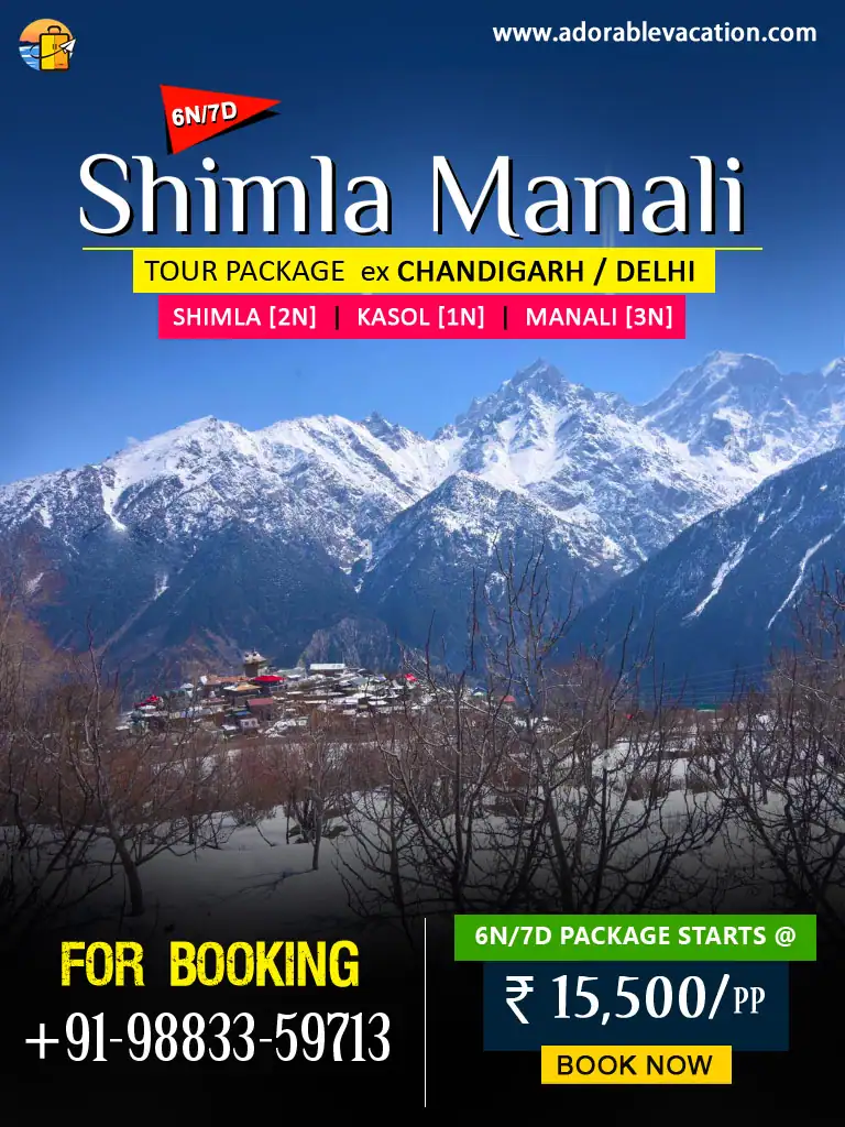 Shimla Manali Package Tour from Ahmedabad