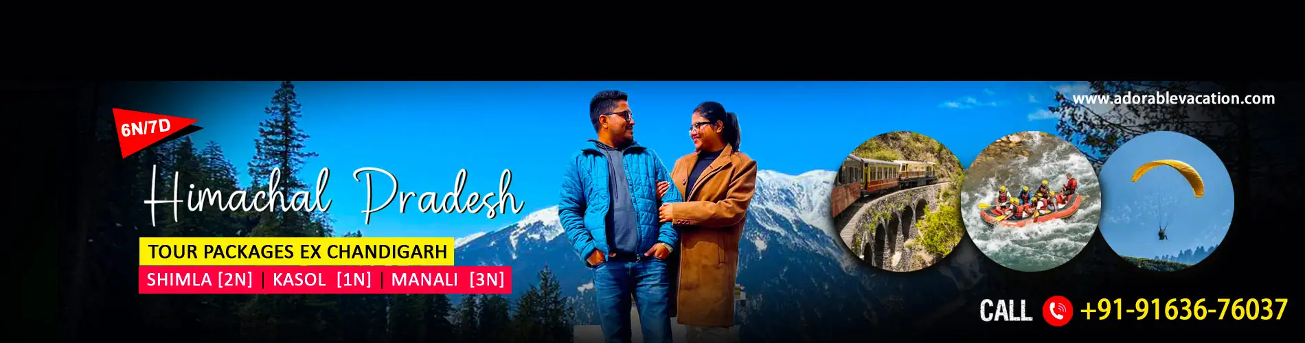 Shimla Manali Package Tour from Ahmedabad