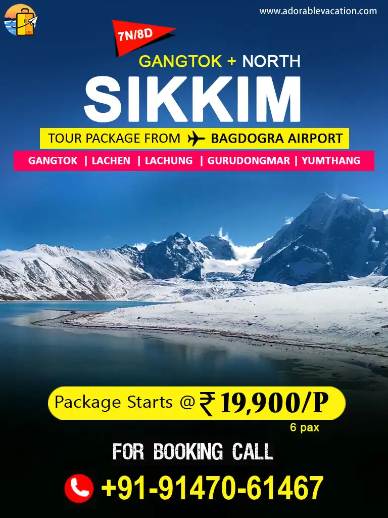 Sikkim package tour plan from Surat via Bagdogra Airport
