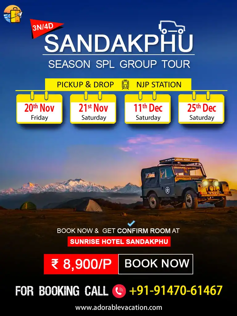 Sandakphu Land Rover Package Tour